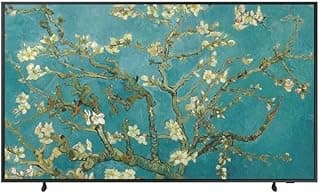Samsung Smart TV QLED 32' Full HD com arte de amendoeiras em flor