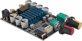 AMONIDA Placa Amplificadora Digital de Alta Potência de 100 W, Módulo Amplificador Mono Subwoofer, Amplificador de Chip TPA3116 Com Controle de Volume de Graves, Ideal para Alto-falante DIY, 12-24 V