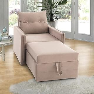 Poltrona Icaria 3 em 1 Poltrona Chaise Cama Rosé Estofama