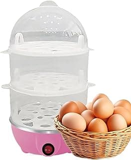 Máquina De Cozidos,Cozedor De Elétrico De 3 Níveis - Máquina de Vapor Multifuncional para Cozinha para Diversos Alimentos Incluindo Milho Massas Bolinhos e