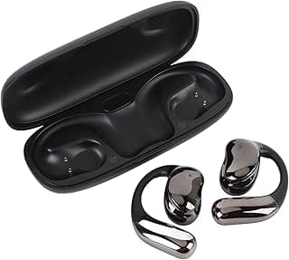 Fones de Ouvido Bluetooth 5.4 com Tradutor de Idiomas e Cancelamento de Ruído Preto para Ios e Android