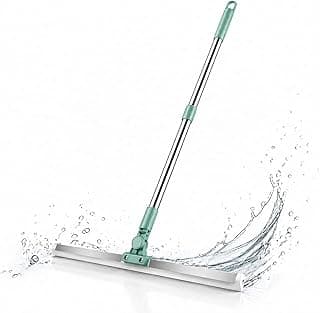 Rodo de Silicone 2 em 1 Multiuso com Cabo Extensível e Rotação 180°