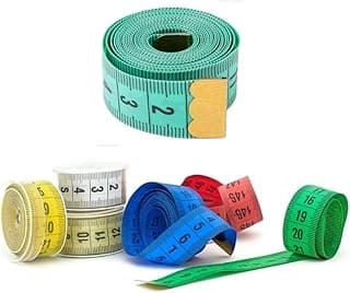 Kit de fitas métricas flexíveis de 150 cm em cores variadas
