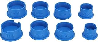 Conjunto de 8 peças de suporte de movimento de relógio azul para relojoeiros profissionais