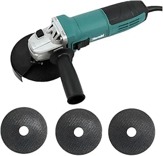 Hanabi Esmerilhadeira e Lixadeira 110V 11,000rpm Angular 3x 5 Polegadas 125mm 960W Potente e Versátil Ideal para Trabalhos de Corte e Desbaste