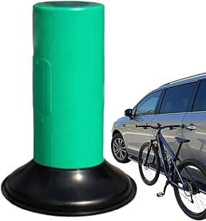Suporte para bicicleta com ventosa impresso em 3D verde para carro, SUV, van, trailer e RV.