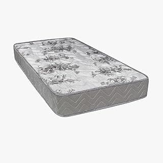 Colchão Solteiro Espuma Preto Cinza Branco Estampado Com Certificado do Inmetro 188x88x12 Cm Ortopédico Anti Ácaro - AV (D33 188X88 CINZA)