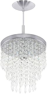 Lustre Pendente De Cristal Acrílico Manucrillic Magnifico