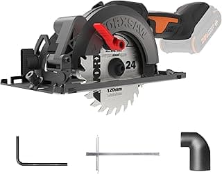 WORX Wx531L.9 20V Power Share Saw Serra Circular Compacta Sem Fio de 4,5 Pol. (Somente Ferramenta)