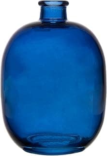 Jarra azul de vidro transparente Wolff Horizon 11cm x 8cm