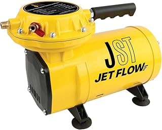 Compressor de Ar Portátil JST Jet Flow 1/2HP Bivolt - Amarelo