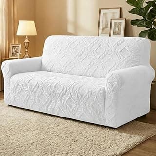 Capa de Sofá 3 Lugares Matelada Coladinha Malha Gel Prime Premium (Branco)