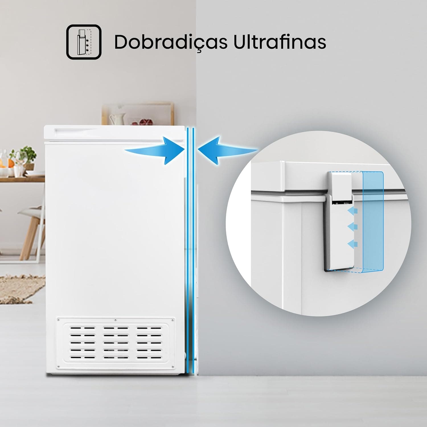Freezer Horizontal Hisense FC257N Tripla Ação 198 Litros Branco 127 Volts