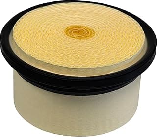 Filtro de ar Pisarnd 6.4161.0 para compressor de ar, elemento filtrante amarelo com borda preta