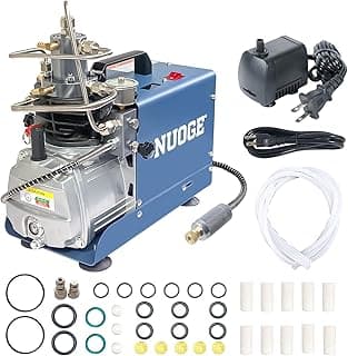 Bomba de ar de alta pressão NUOGE 300Bar 4500PSI para rifles de ar comprimido com acessórios