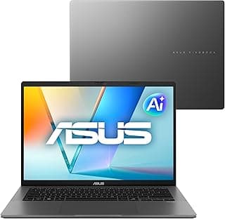 Notebook ASUS Vivobook S14 IA PC, Core Ultra 7, 16 GB, 512 GB, Linux, 14'' Nivel IPS 60Hz, Matte Gray - S3407CA-LY121
