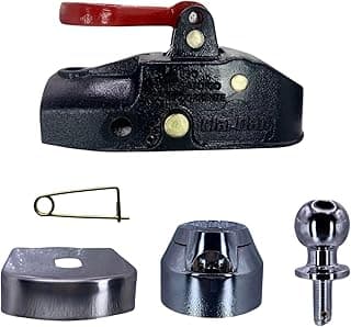 Munheca 2.500 kg + Kit Completo para Engate de Carretinha – Peças Reforçadas para Reboque, Engate com Bola ISO 50mm e Acessórios