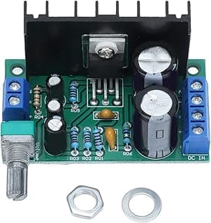 Módulo amplificador, placa de amplificação de potência mono 12V 24V 5W 120W com controle de volume de potenciômetro, para dispositivos de áudio
