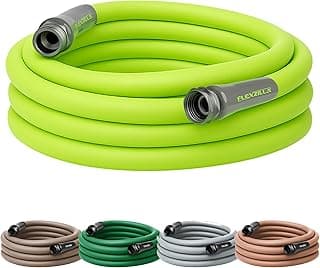 Mangueira de jardim Flexzilla HFZG525YW-E, resistente, leve, segura para água potável, 16 mm x 7,6 m, ZillaGreen, verde neon