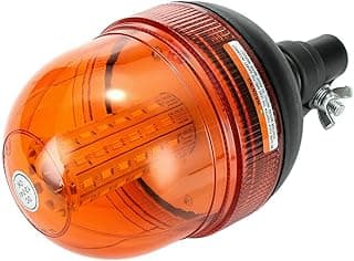 12/24 V 60 LED Âmbar Luz Piscante Rotativa Lâmpada de Baliza de Aviso de Emergência