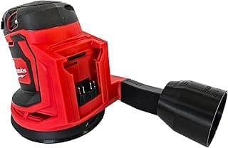 Adaptador de aspirador de pó para lixadeiras MILWAUKEE - vermelho e preto