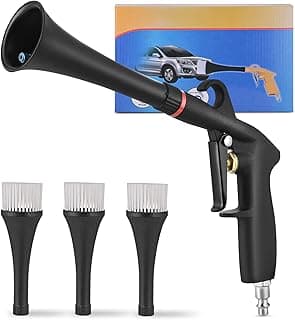 Kit de ferramentas de compressor de pistola de ar com quatro peças, pistola e acessórios de escova