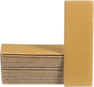 30 peças de papel micro lixador grão 320, mini folhas de lixamento, tiras de gancho para madeira, metal, pequenos projetos, espaços apertados, trabalho de polimento
