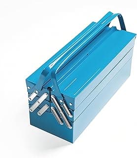 CAIXA FERRAMENTAS 5 GAVETAS AZUL