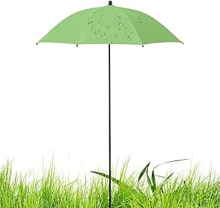 Guarda-chuva de plantas verde à prova de chuva com camada dupla