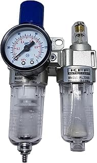 Conjunto Lubrifil Filtro Regulador Lubrificador De Ar 1/4 Com Manômetro AFC2000