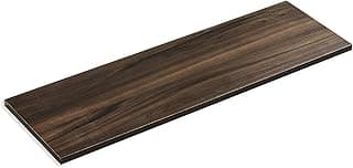 Prateleira Retangular 80x25cm Cor Mel FSC – Alta Resistência, Ótima Profundidade e Acabamento Natural Bemfixa