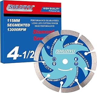 Disco de serra circular diamantado SHUZIYU 4-1/2 polegadas com embalagem