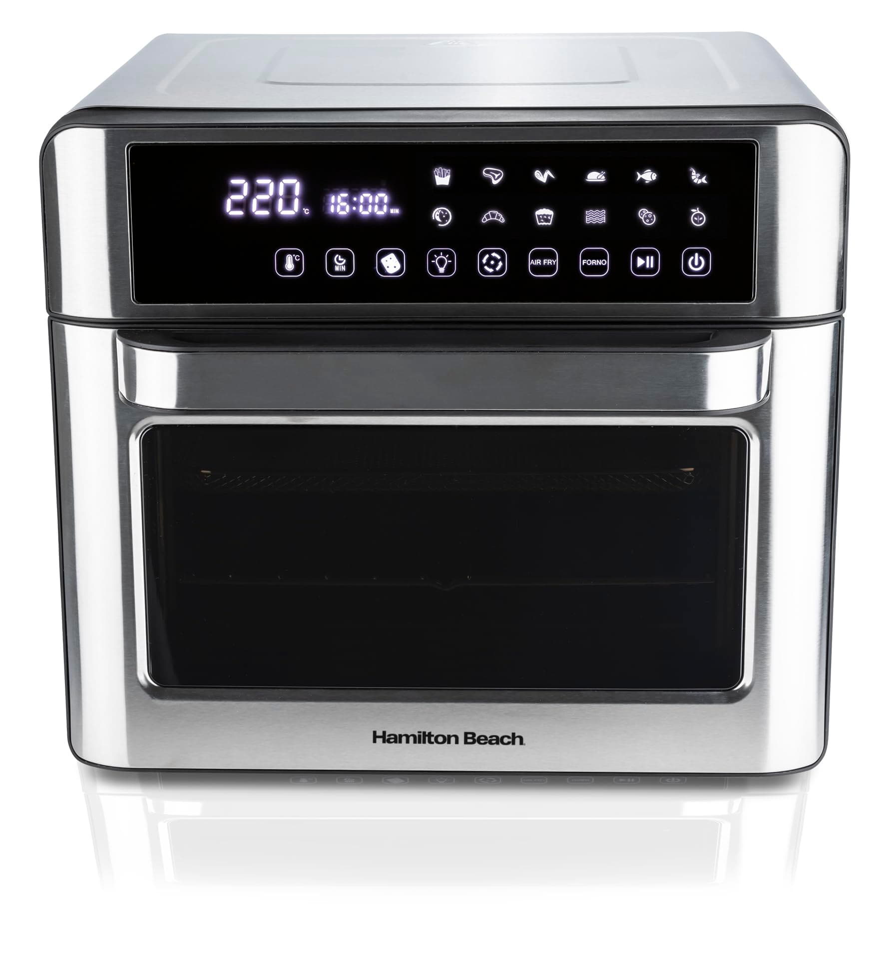Forno Air Fryer Hamilton Beach 2 em 1 25L Preto 220V
