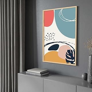 Quadro decorativo abstrato vertical cinza sala quarto hall