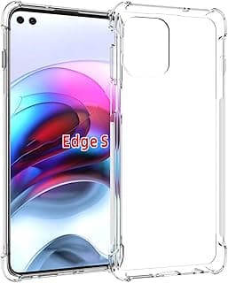 Capa transparente TPU para Motorola G100 com cantos reforçados