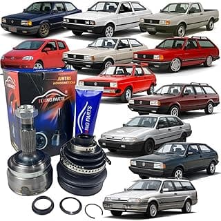 Junta homocinética para Volkswagen Gol e Parati com diversos modelos de carros ao fundo