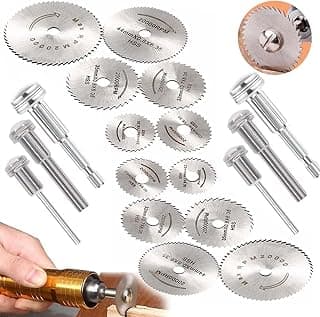 Kit Mini Disco Corte Serra Circular Micro Retifica Furadeira Parafusadeira Universal Profissional 18 Peças