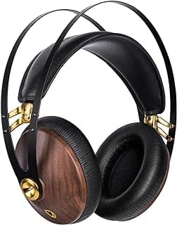 Fone de Ouvido Meze 99 Classics Fechado Madeira Preto e Dourado