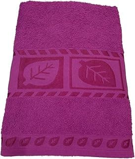 Toalha de banho felpuda jacquard 100% algodão 390g rosa