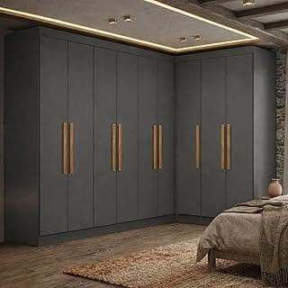 Guarda-roupa Modulação 9 Portas Canto Paris Onix