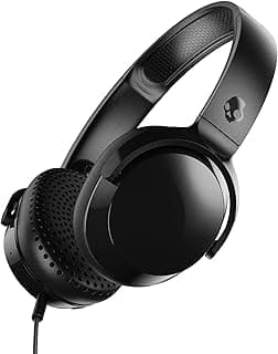 Fones de ouvido Skullcandy Riff On-Ear preto com fio