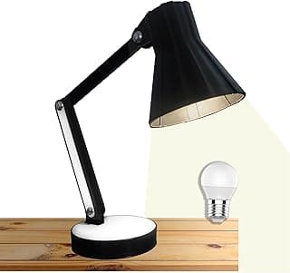 Luminária Articulada De Mesa Sala Quarto - Abajur Tipo Pixar Com Base
