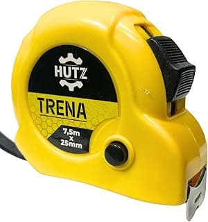 Trena Fita Métrica Profissional em Inox com Trava Dupla 7,5m x 25mm