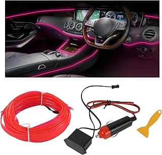Fita de LED RGB neon para carro interior com kit de iluminação ambiente