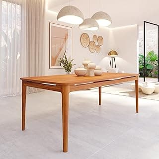 Mesa de Jantar 8 Lugares 210cm Miriti Cabecasa Madeiramadeira Caramelo