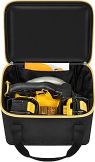 Bolsa universal de ferramentas para serra circular DEWALT 20V MAX DCS391B/DCS565B, para Makita XSS02Z 18V Sierra Circular - Apenas capa (preto)
