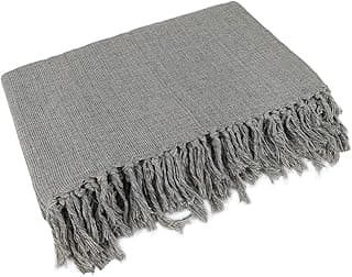 Mantas Artesanais Para Sofa 1,80x2,40 (CINZA)