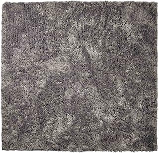Tapete Sala Escritório Quadrado 0,80cm X 0,80cm Antiderrapante (Cinza Escuro)