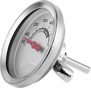 Termômetro para churrasco 4 cm prata medidor de temperatura