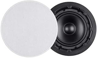 Monoprice Alto-falante na parede - Subwoofer passivo de 10 polegadas, máximo de 200 Watts (único) - Série Aria